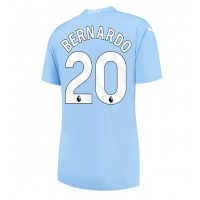 Camiseta Manchester City Bernardo Silva #20 Primera Equipación Replica 2023-24 para mujer mangas cortas